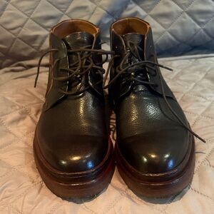 Hove espresso-black welted chukka boots